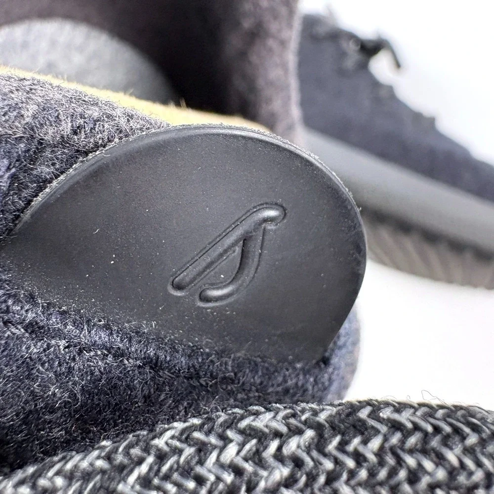 Allbirds Wool Runner Mizzle Shoes Mens Sz 11 Natural Black/Dark Gray with Box